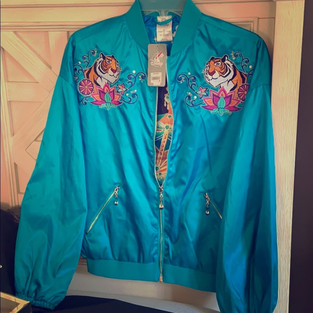Turquoise/ teal Disney Aladdin jacket